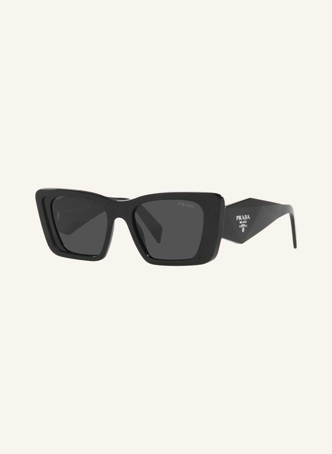 

Солнцезащитные очки pr 08ys PRADA, цвет 1AB5S0 - SCHWARZ/SCHWARZ