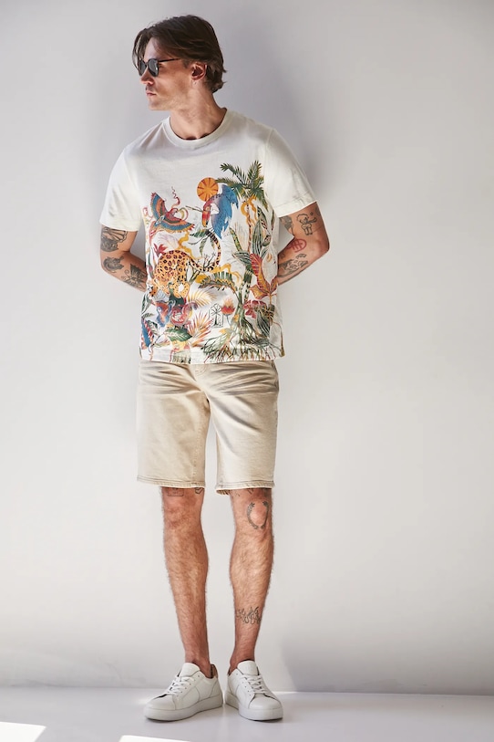 

Хлопковая футболка Medicine, бежевый