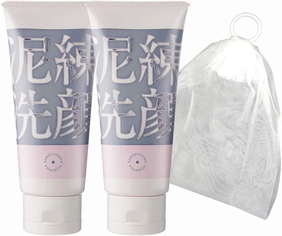 Набор для умывания с грязью, 2 шт по 120 г, с сеткой для пены, Nirene Cleansing