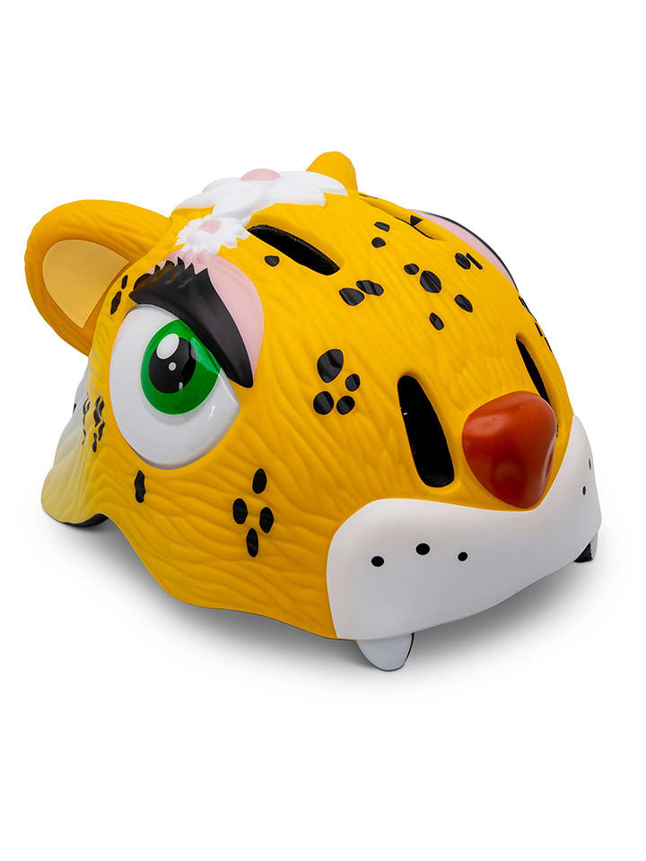 

Crazy Safety Велосипедный шлем "Леопард" желтого цвета