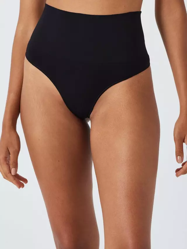 

Стринги John Lewis Power Seam Free Firm Control High Waist, черный