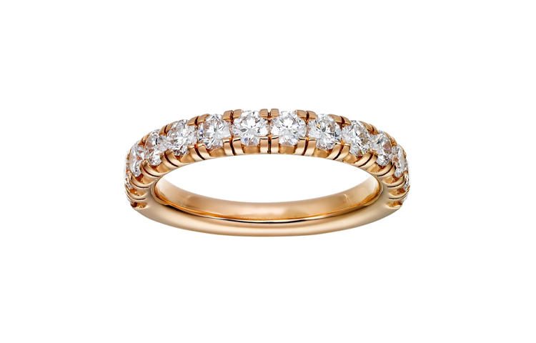 

Кольца Etincelle De Collection 18K Rose Gold Unisex Cartier, розовое золото
