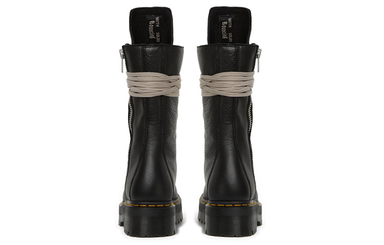 Ботинки длиной до икры на четырех кожаной подошве RICK OWENS x Dr. Martens 1918, черные Dr.Martens — фото 4