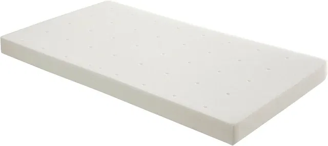 Матрас для приставной кроватки PAIDI LITTLE MATTRESS детский матрас высотой 7 см (Ш/В/Г примерно 50x90x7) в сотрудничестве с Alvi, 1 шт., высококачественный пенопластовый блок с дополнительной вентиляцией, белый — фото 3