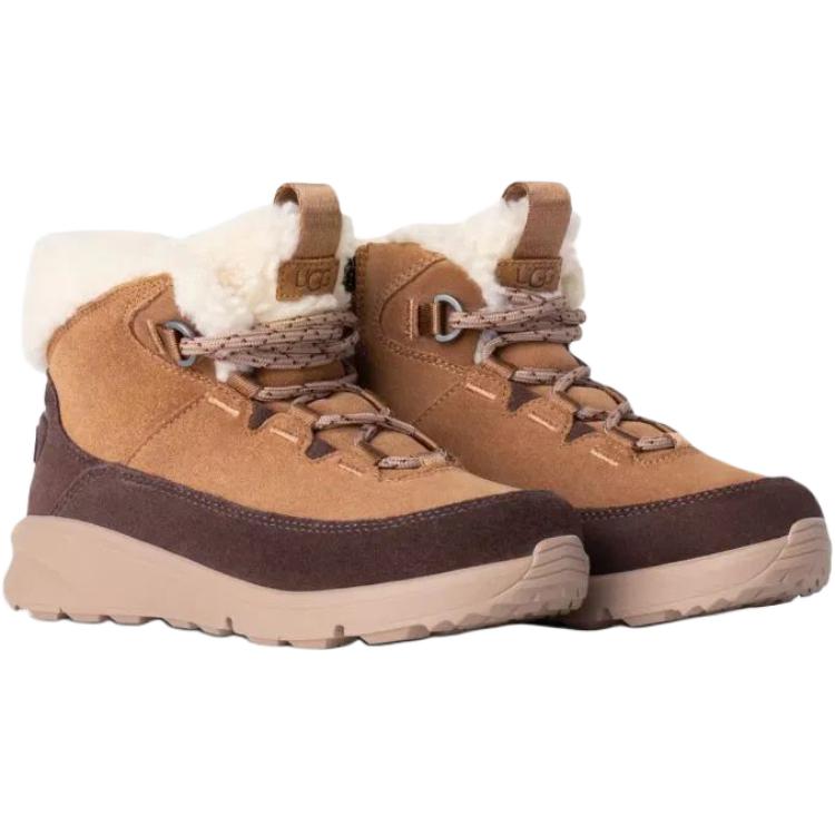 Детские ботинки TerreTrail Cozy Lace Boots Chestnut Kids UGG, коричневый — фото 3