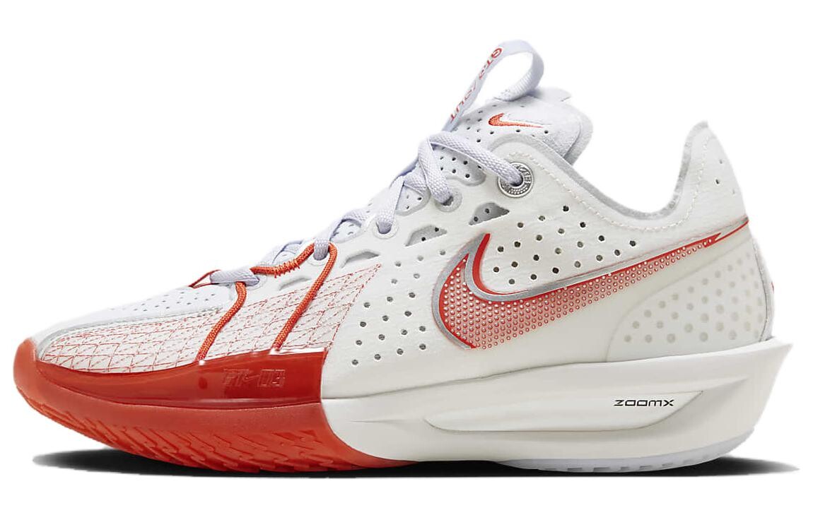 Nike Air Zoom G.T. Баскетбольные кроссовки Cut 3 унисекс, Белый/Красный