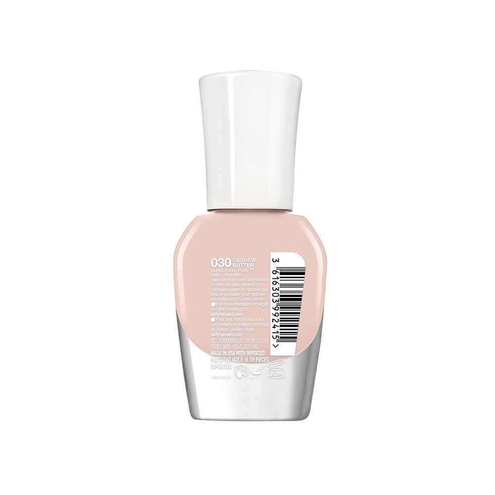 Лак для ногтей Good.kind.pure vegan color demi mate Sally hansen, 10 мл, 030-cashew butter — фото 2