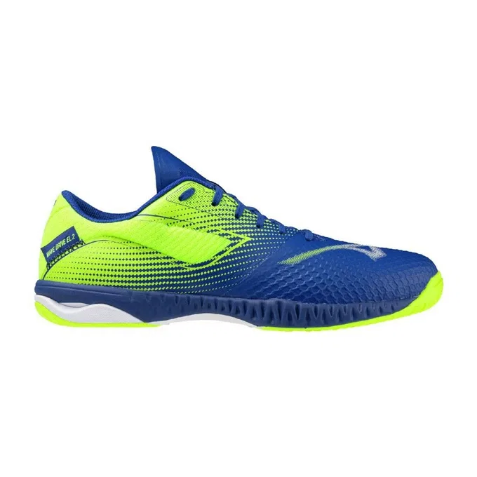 Унисекс кроссовки для настольного тенниса «Wave Drive EL2» от Mizuno, Blue X Yellow (12) — фото 2