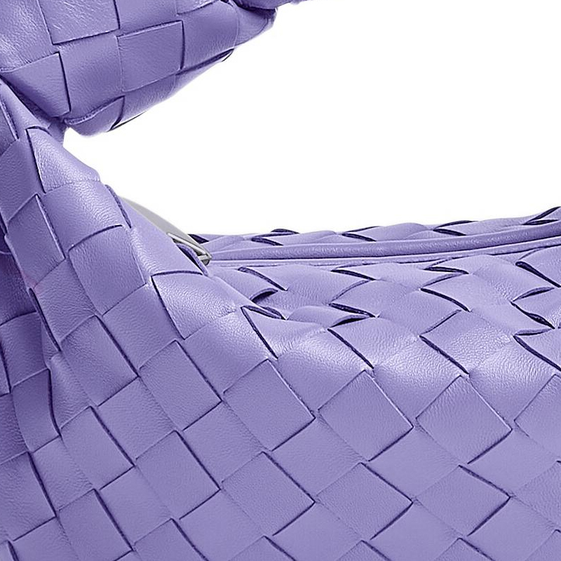 Мини-сумка JODIE из овчины женская Wisteria Purple Bottega Veneta, Set (Bag+Dust Bag) — фото 4
