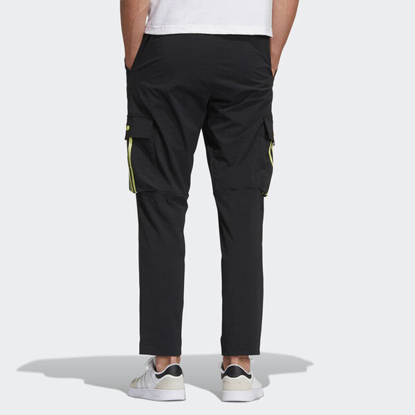 Спортивные штаны adidas neo Sw Lw 3s Tp Leisure Pocket Sports Stripe Trousers Men's Black, черный — фото 3