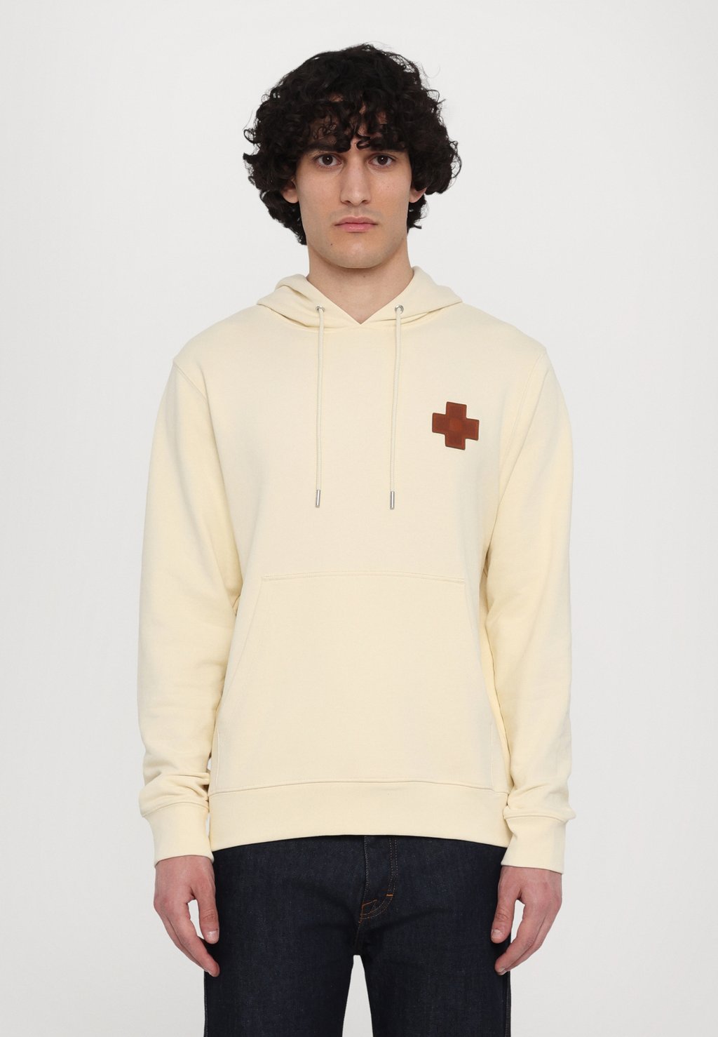 

Толстовка с капюшоном CROSS PATCH HOODIE - Sweatshirt sandro, бежевый