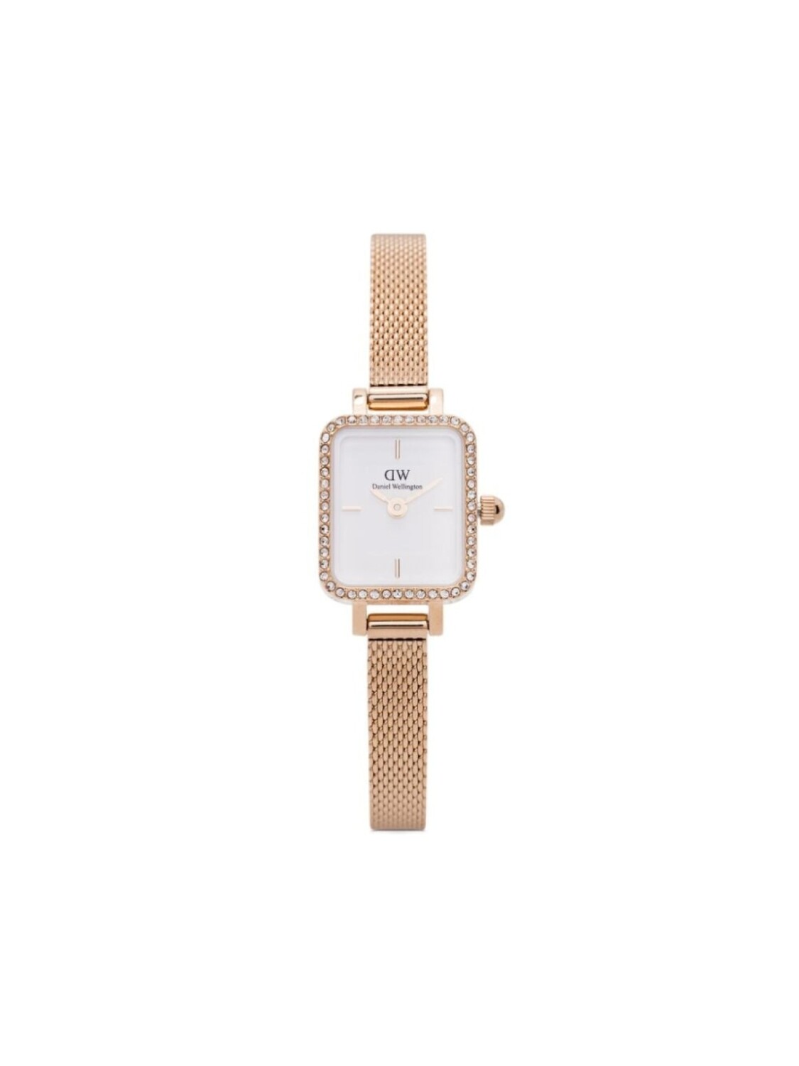 

Наручные часы Quadro Mini Lumine 18 мм Daniel Wellington, белый