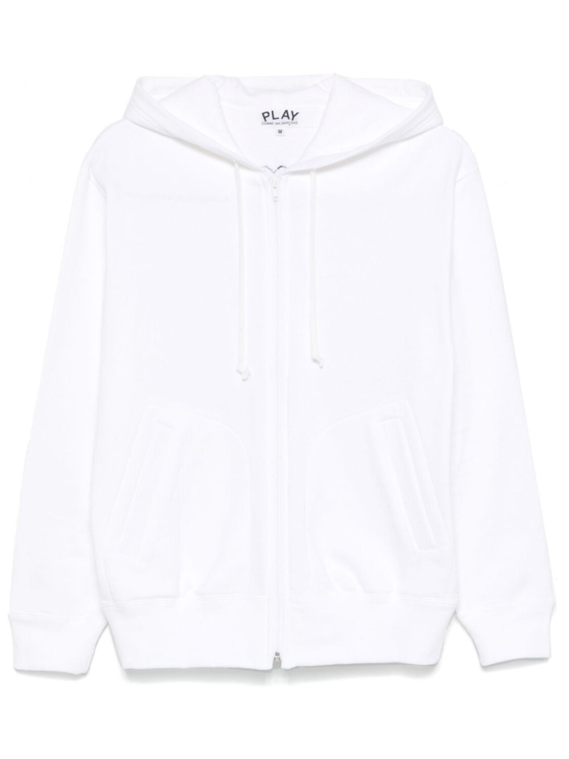

Comme Des Garçons Play худи с нашивкой, белый