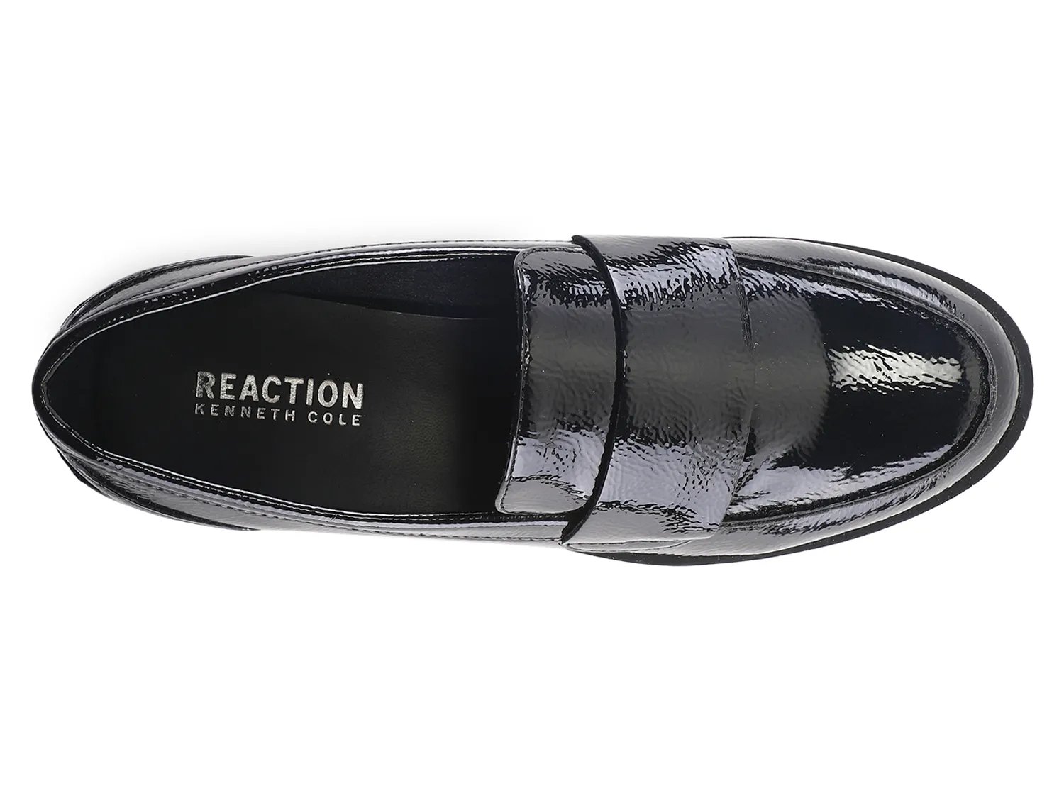 Лоферы Reaction Kenneth Cole Fern Loafer, Black Patent — фото 4