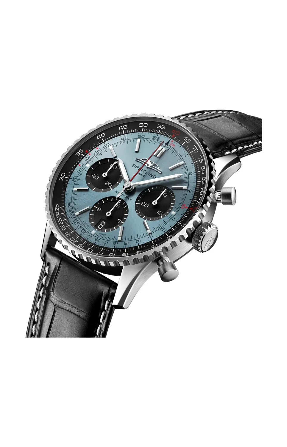 NAVITIMER B01 ХРОНОГРАФ 41 - AB0139241C2P1 BREITLING, серебряный — фото 3