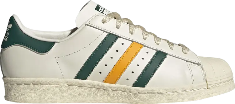 

Кроссовки Superstar 82 'White Green Yellow', белый
