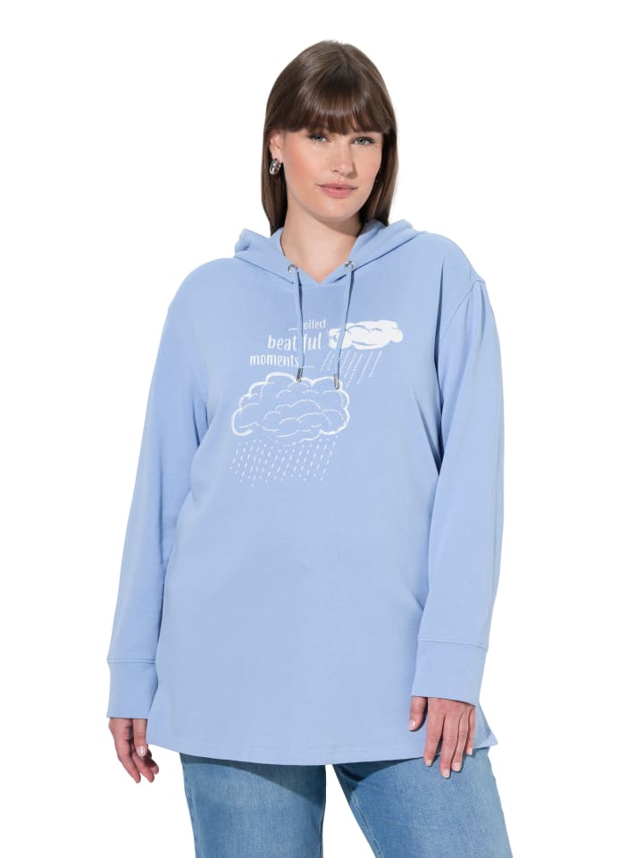 

Ulla Popken Толстовка морозно-голубого цвета