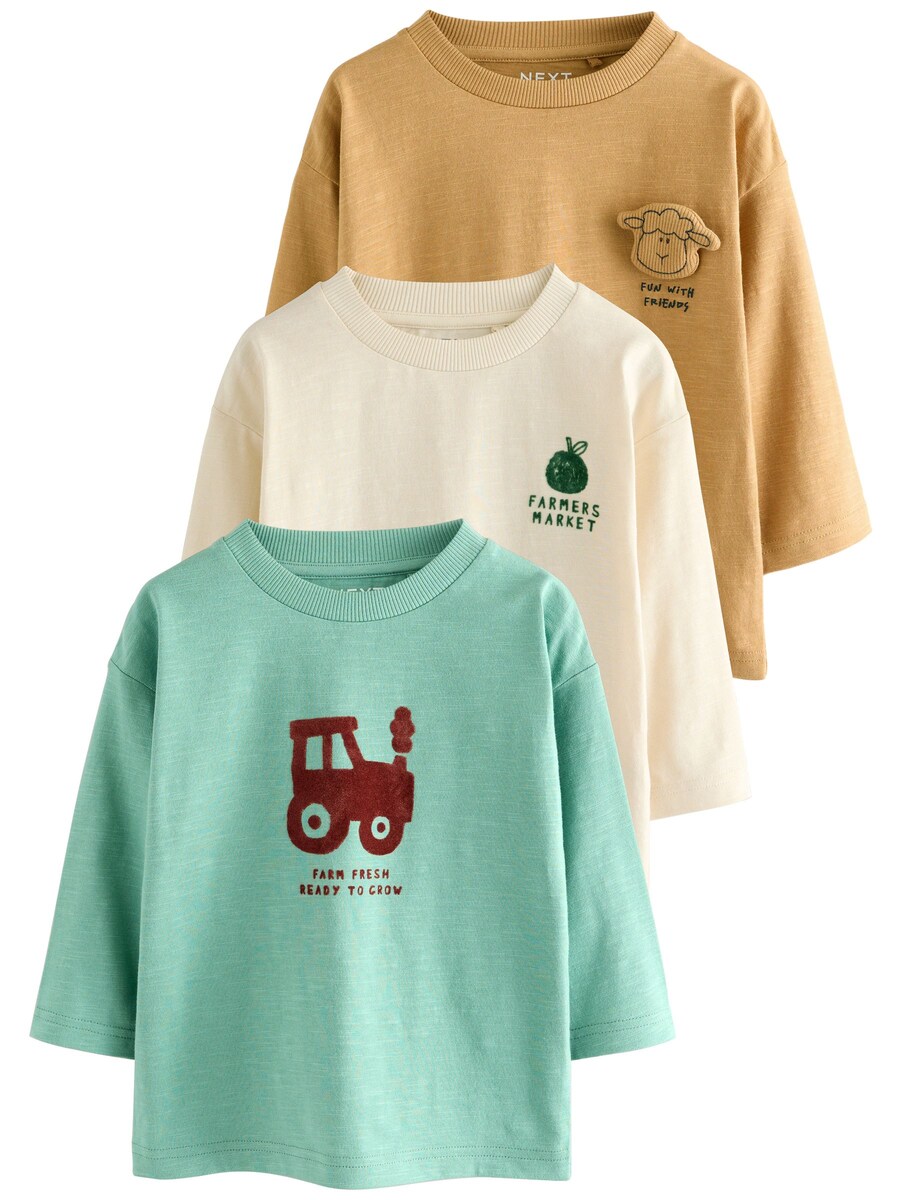 

Рубашка Next, цвет Sand/Pastel green