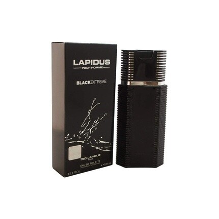 Ted Lapidus Lapidus Pour Homme Black Extreme Eau De Toilette Spray For Men 3.4 Ounce — фото 3