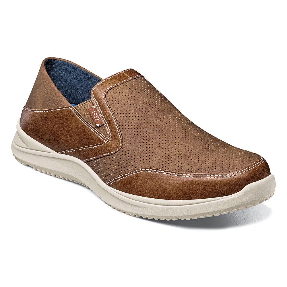 

Conway moc toe slip on Nunn Bush, мультиколор