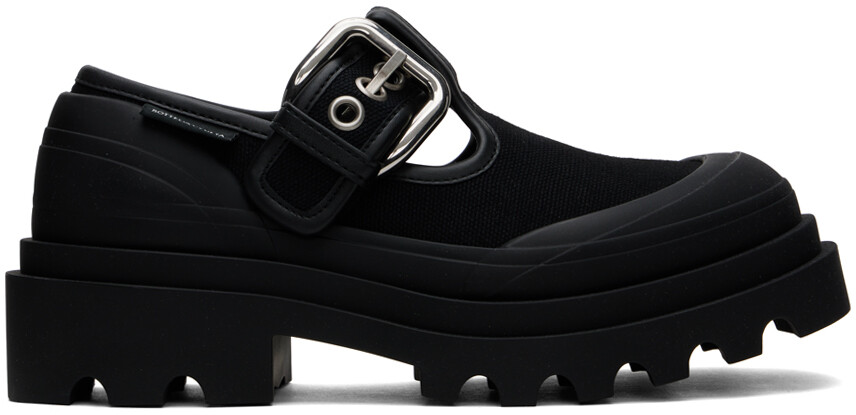 Мокасины Trek Bottega Veneta, черный