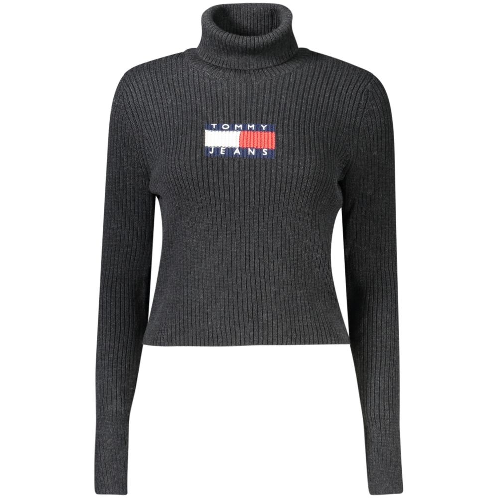 

Черный женский свитер из полиэстера Tommy Hilfiger