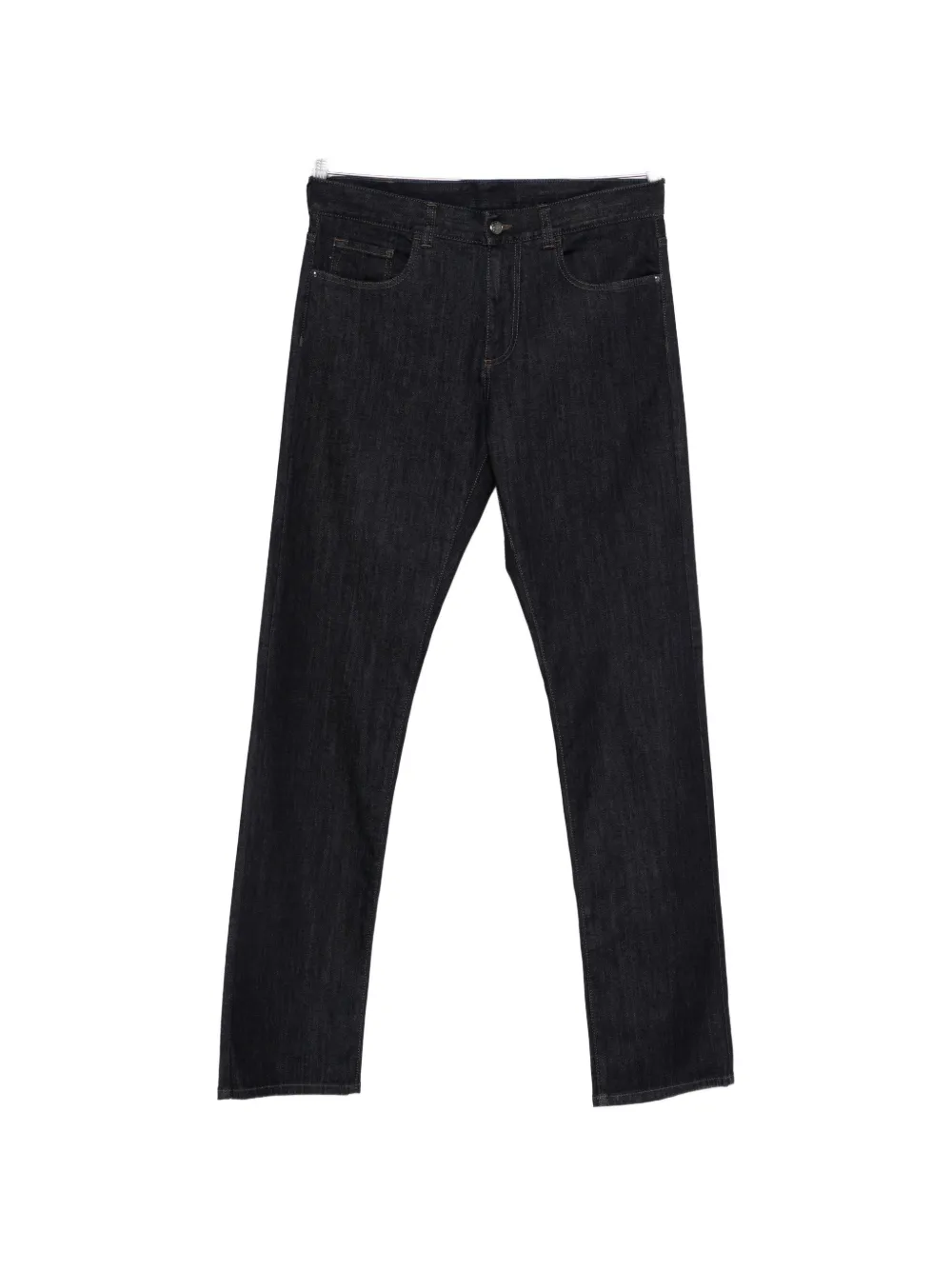 

Джинсы из хлопка с карманами Canali, синий