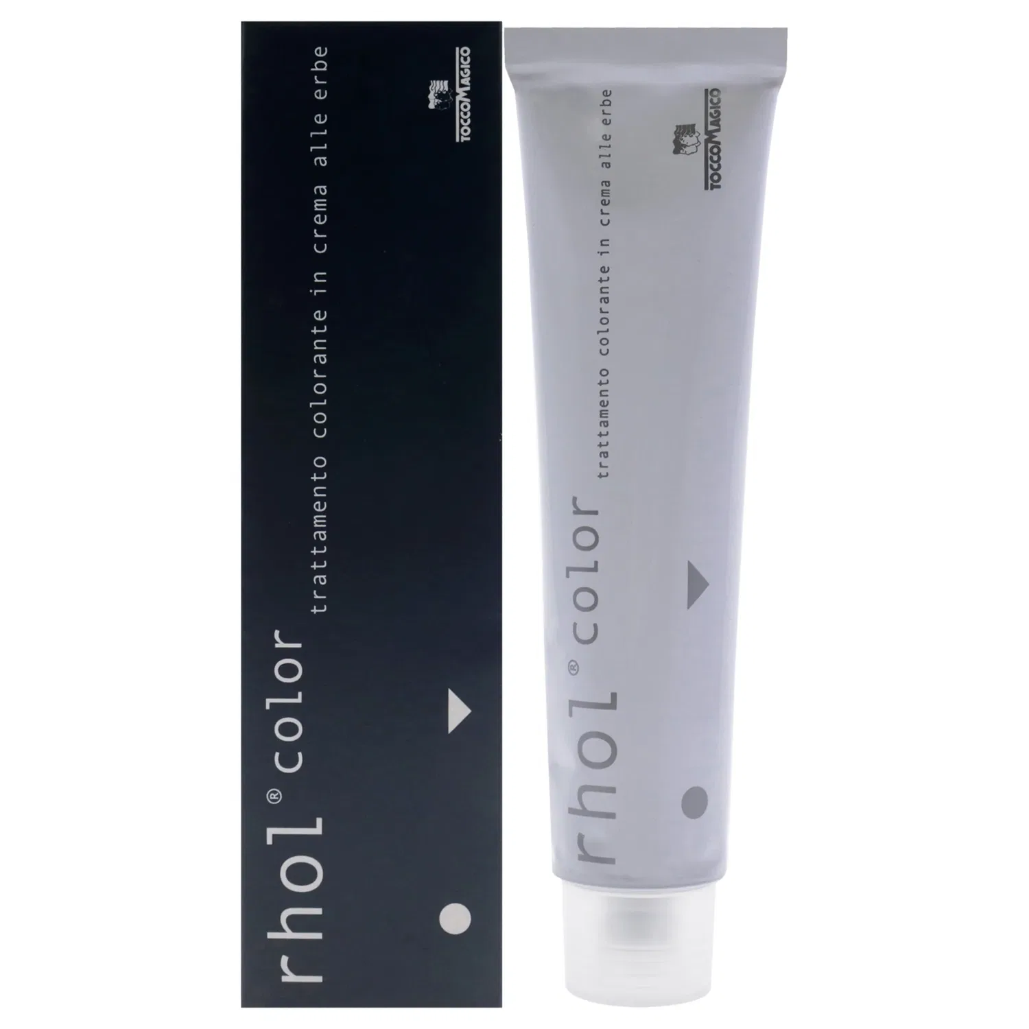 Полустойкая краска для волос Rhol Demi Permanent Hair Color - 1NV Фиолетово-черный от Tocco Magico, подходит для мужчин и женщин - 2 унции (57 г)