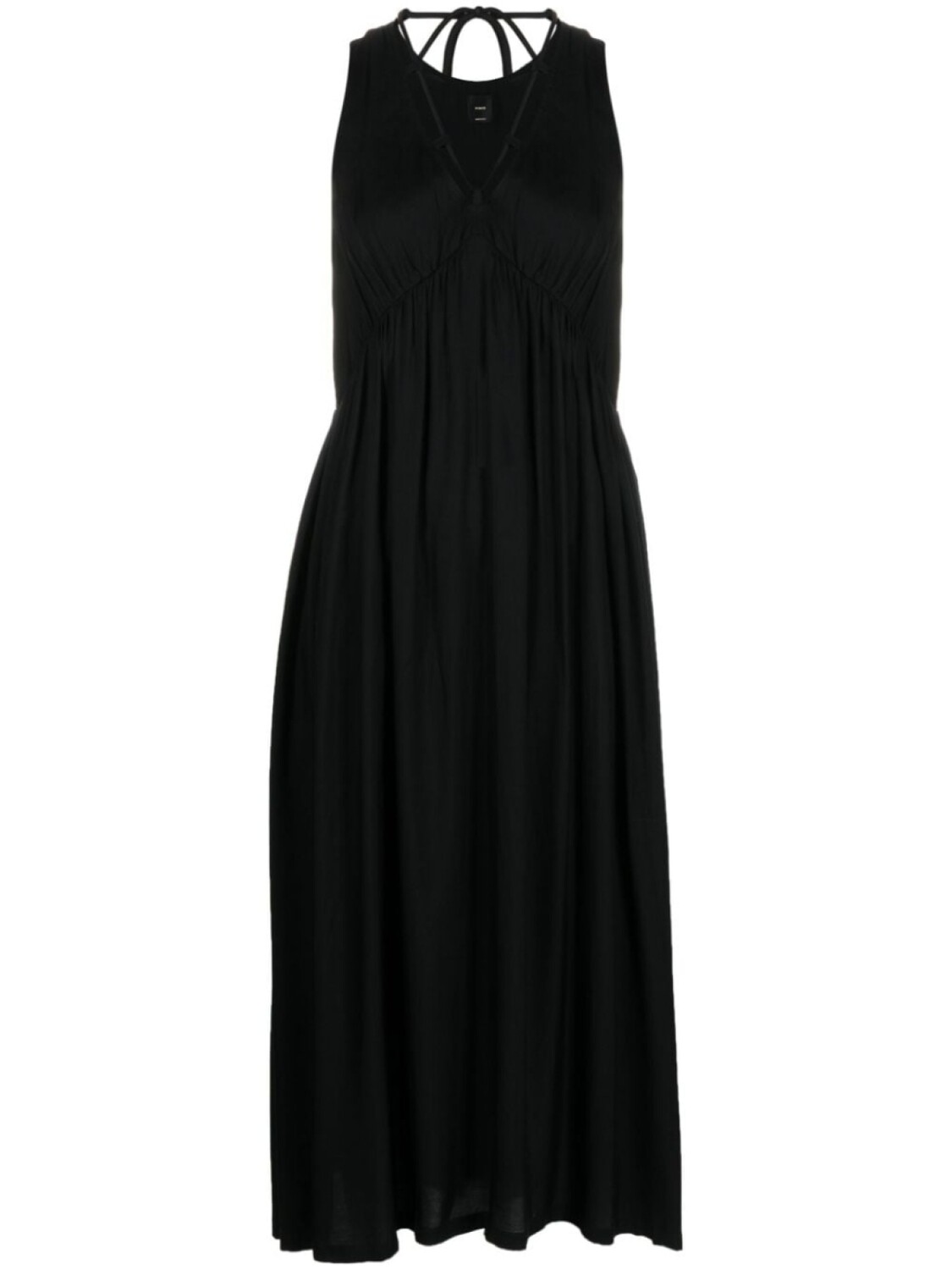 

PINKO короткое платье с кулиской, черный
