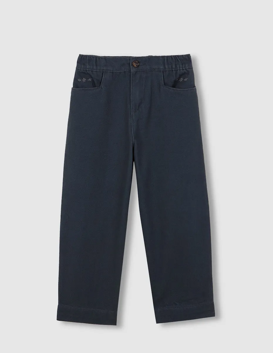 

Длинные детские брюки в разноцветную полоску Gocco