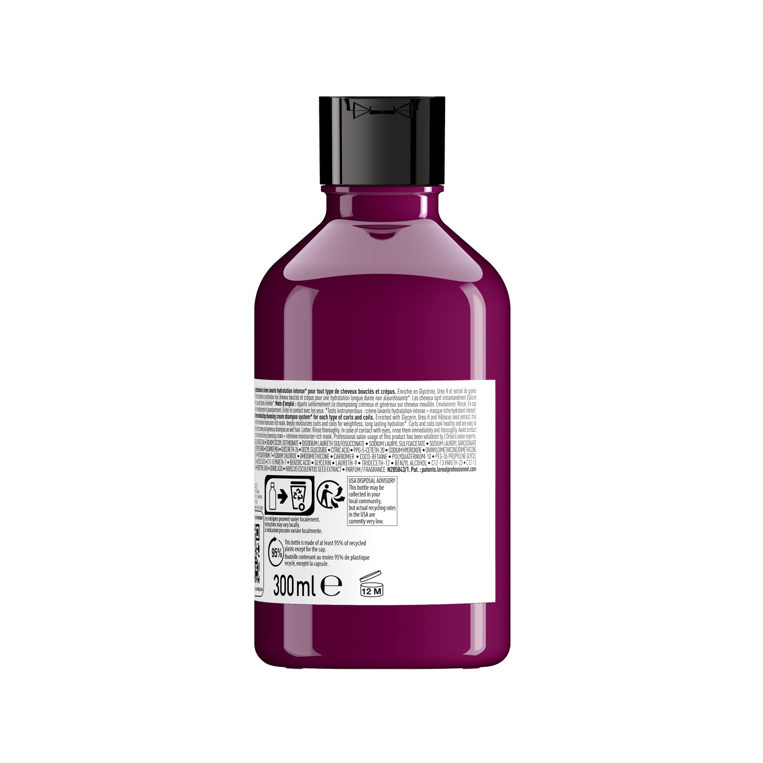 Шампунь serie expert curl expression intense moisturizing cleansing cream L Oreal Professionnel Paris, объем 300 мл — фото 3