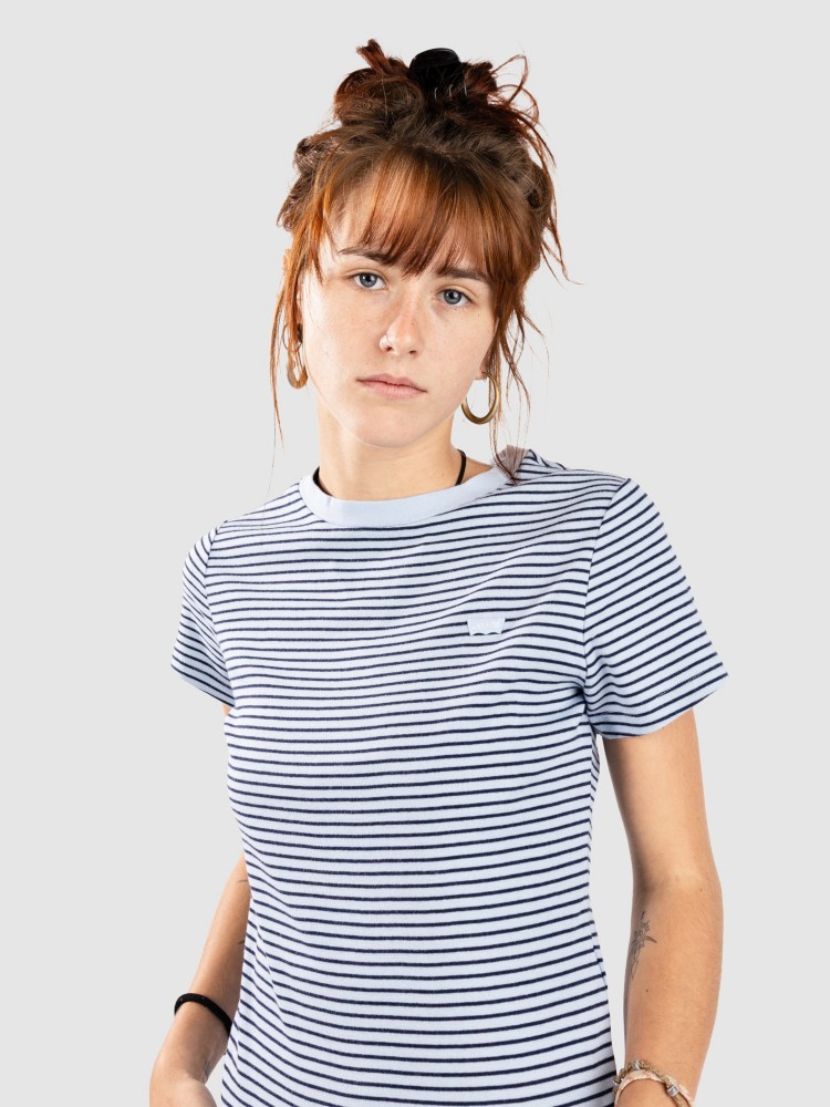 

Футболка Levi's Essential Hm T-Shirt, ava stripe chambray blue