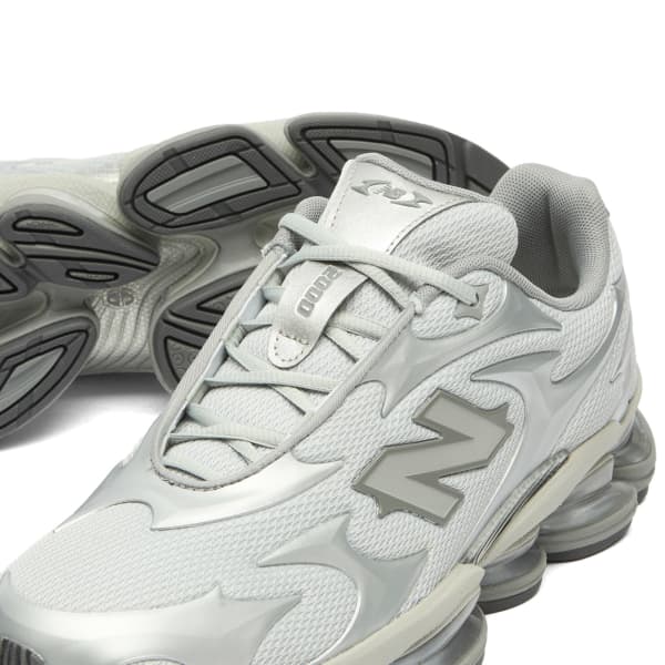 Кроссовки Abzorb 2000 New Balance, серебро metallic & серебро metallic — фото 4