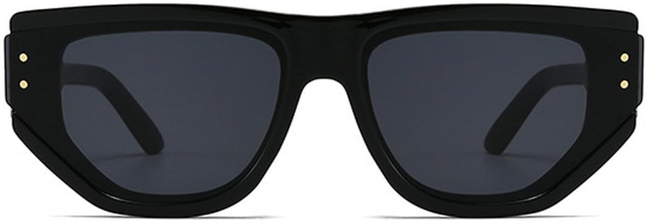 

Солнцезащитные очки Laureles Oversized Shield Cat Eye для женщин, модные квадратные солнцезащитные очки для мужчин, для активного отдыха и путешествий, защита от УФ-излучения UV400, C1