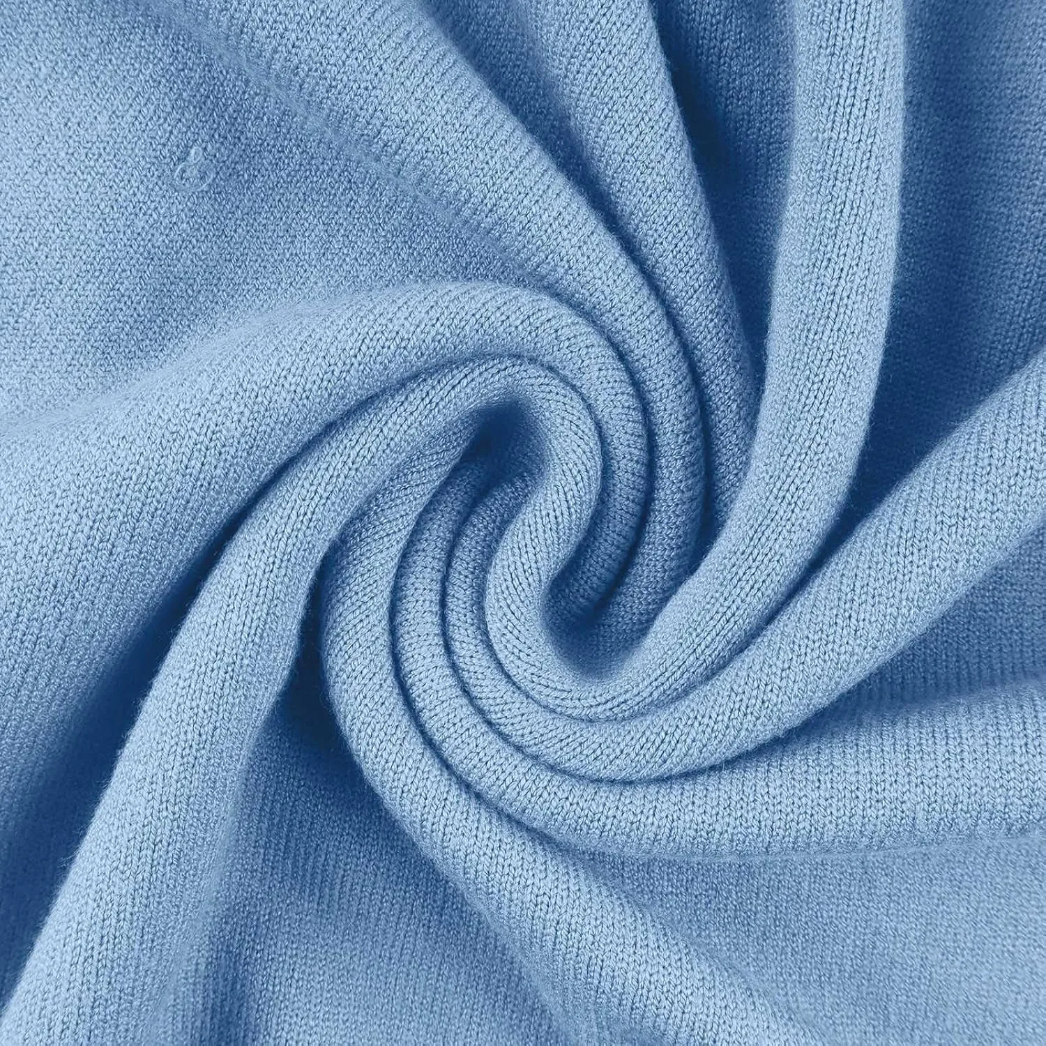 Мужской водолазка свитер slim fit вязаный легкий однотонный с длинным рукавом — фото 3