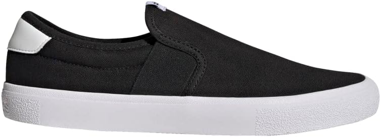 Слипоны Adidas Vulcraid3r Slip on (унисекс для взрослых), белый/черный — фото 2