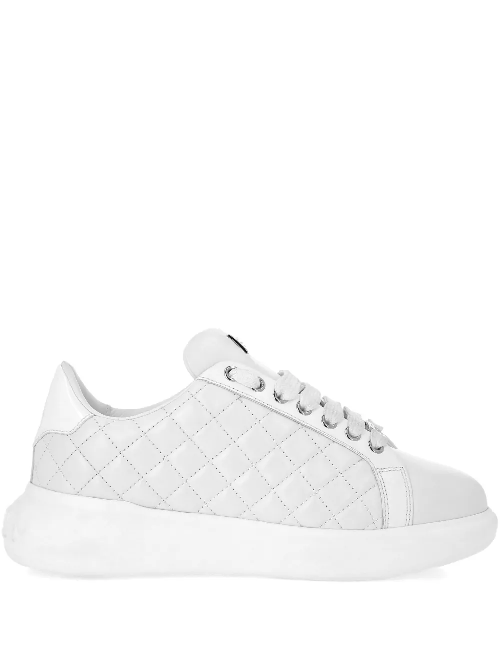 Стеганые кроссовки Philipp Plein, белый