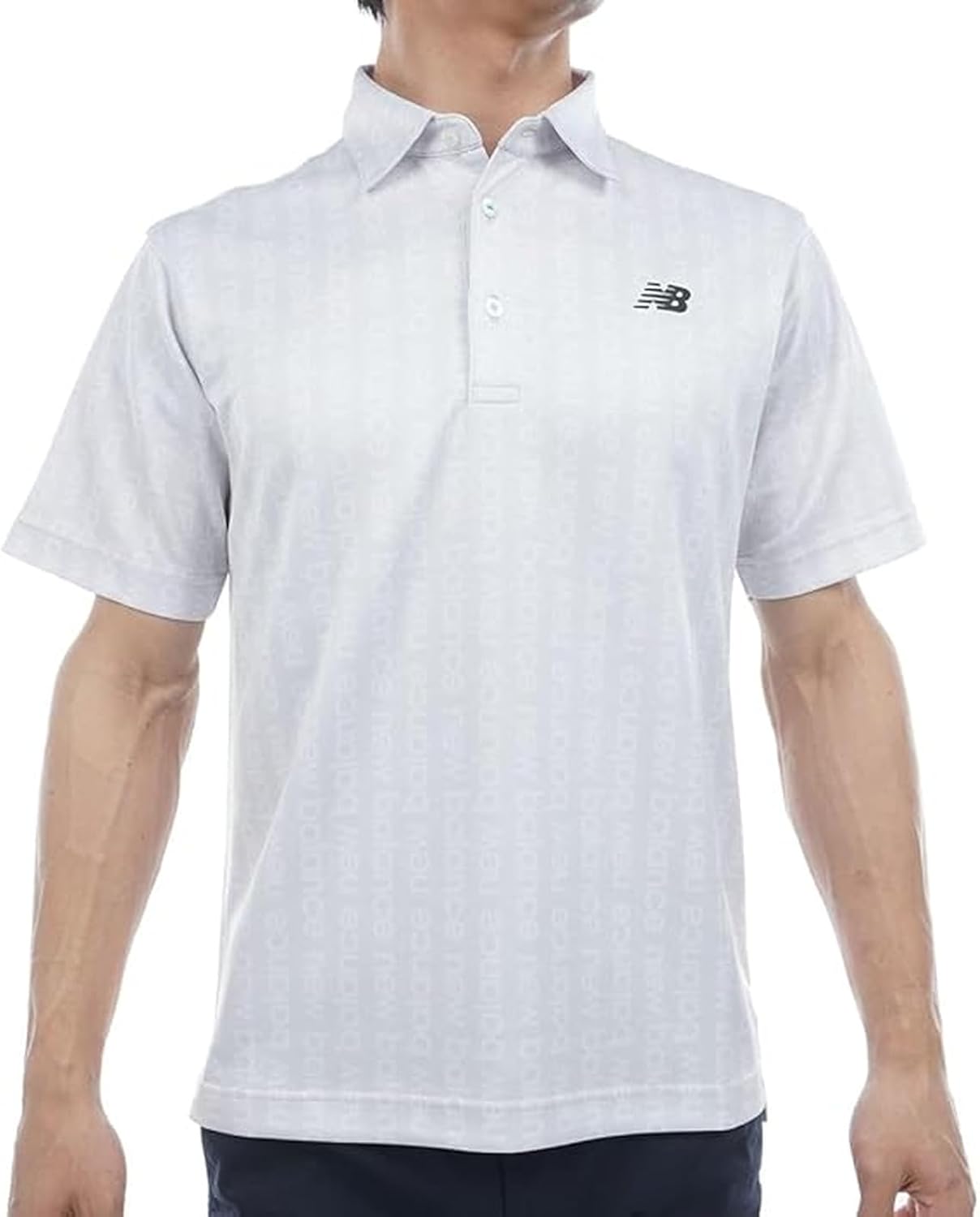 

Мужская поло-рубашка New Balance 012-5168006 с коротким рукавом (впитывающая, быстросохнущая, эластичная), белый