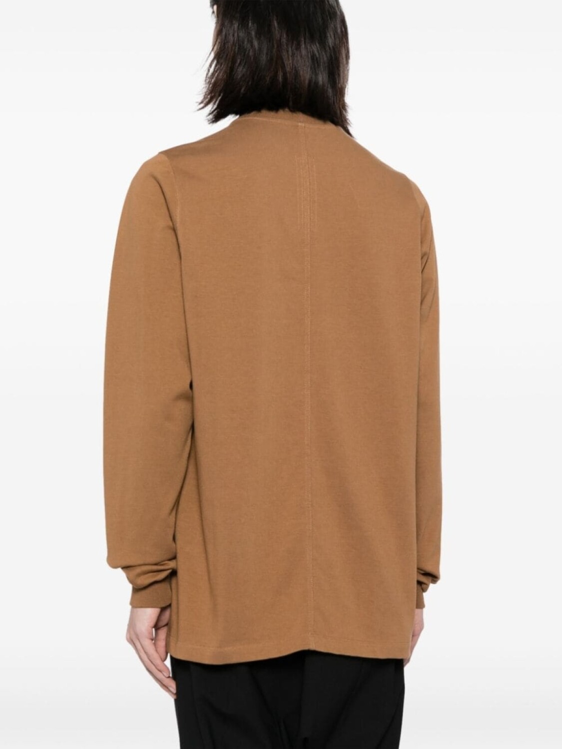 Футболка с круглым вырезом Rick Owens, коричневый — фото 4