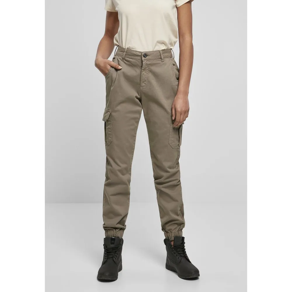 

Брюки карго Urban Classics High Waist, коричневый
