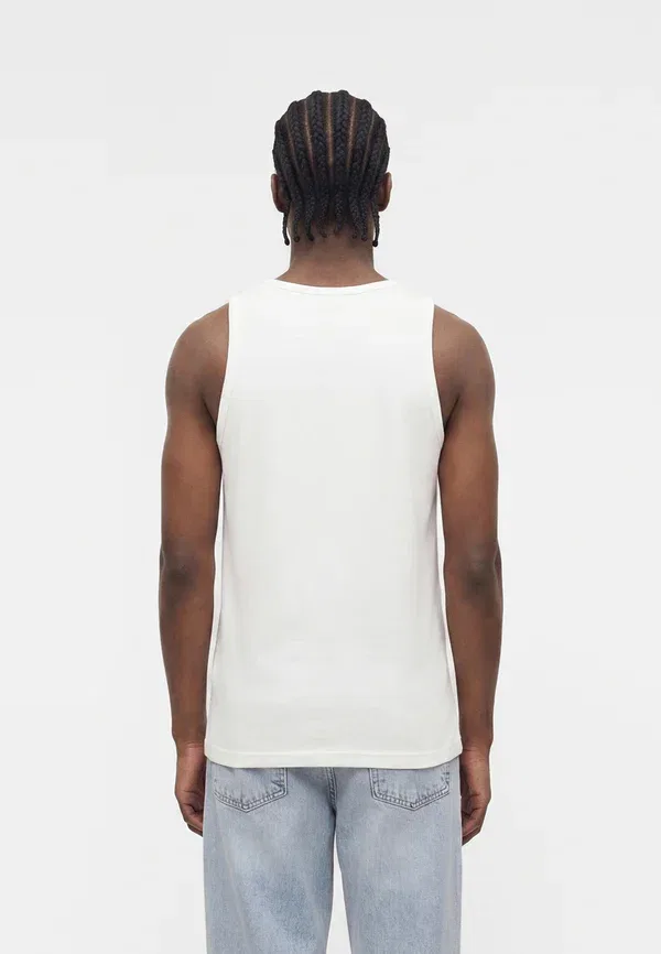 Майка-борцовка Gap, new off-white, цвет новый светло-бежевый — фото 3