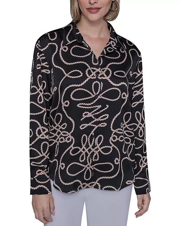 

Блузка оверсайз Karl Lagerfeld Paris, черный