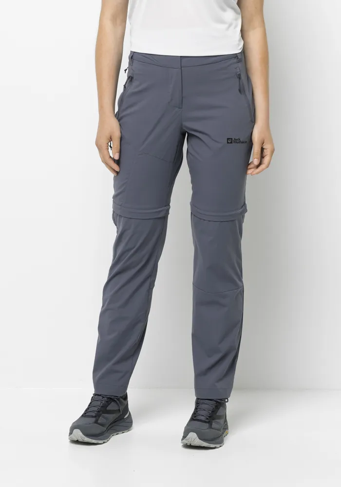 

Брюки на молнии Jack Wolfskin "GLASTAL ZIP AWAY PANTS W", цвет Dolphin