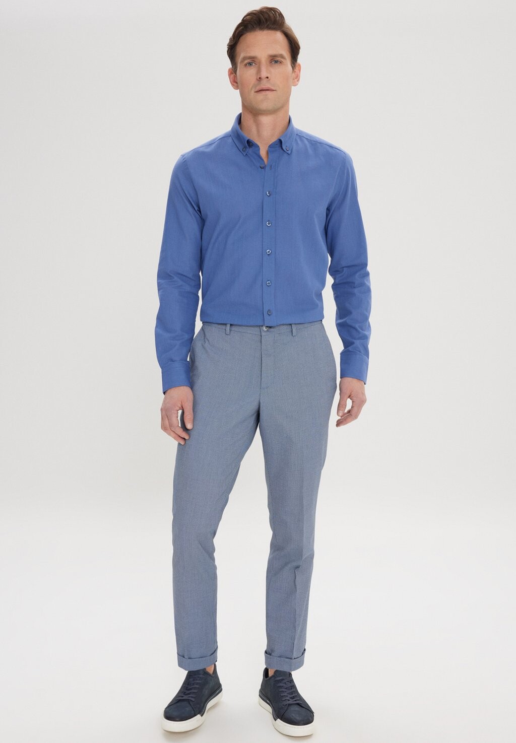 

Чиносы SLIM FIT AC&CO / ALTINYILDIZ CLASSICS, темно-синий
