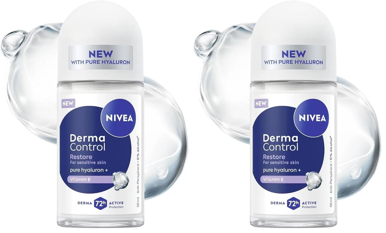 Женский антиперспирант Derma Control Restore с гиалуроновой кислотой от NIVEA Nivea