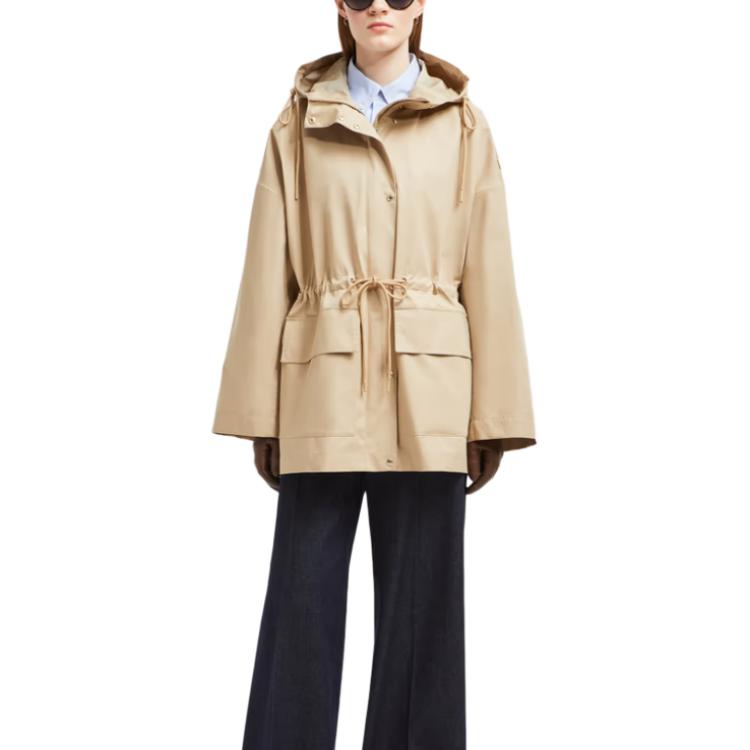 Moncler Куртка SS25 женская светло-коричневая, Light Umber — фото 3