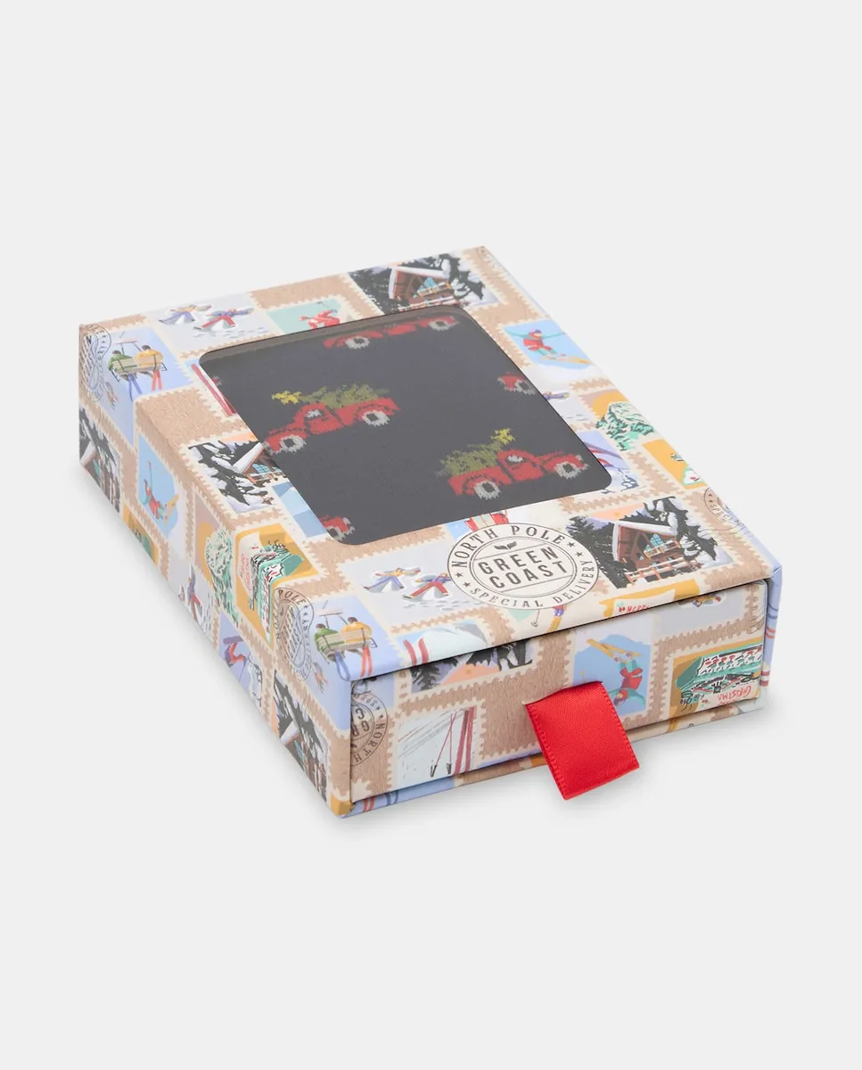 

Набор X-MAS носков 1 пара для мужчин Green Coast, темно-синий