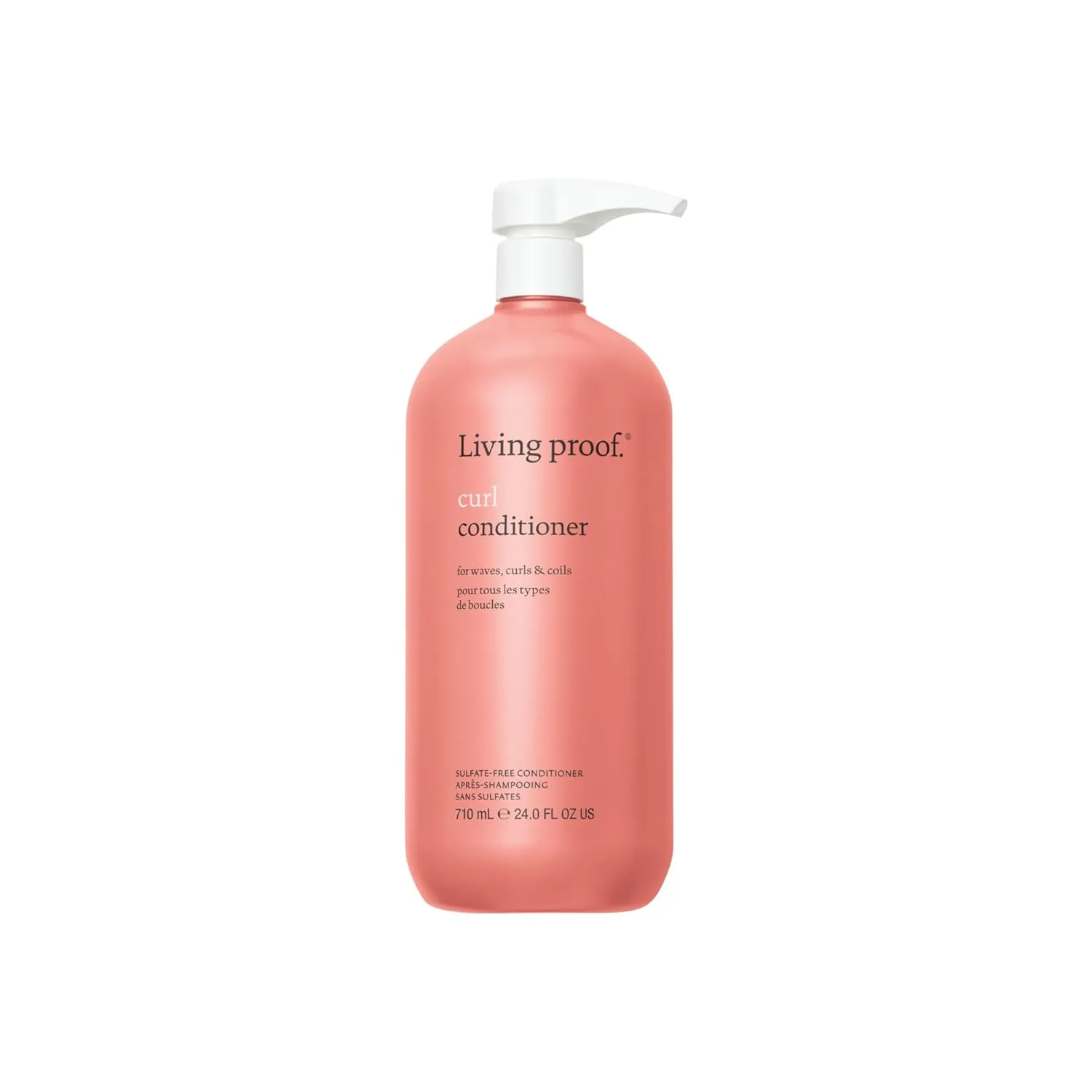 Кондиционер для кудрявых волос Living Proof Curl Conditioner - увлажняющий кондиционер для женщин с волнистыми, кудрявыми и вьющимися волосами, укрепляет и подчеркивает локоны. 710 мл (1 шт.)