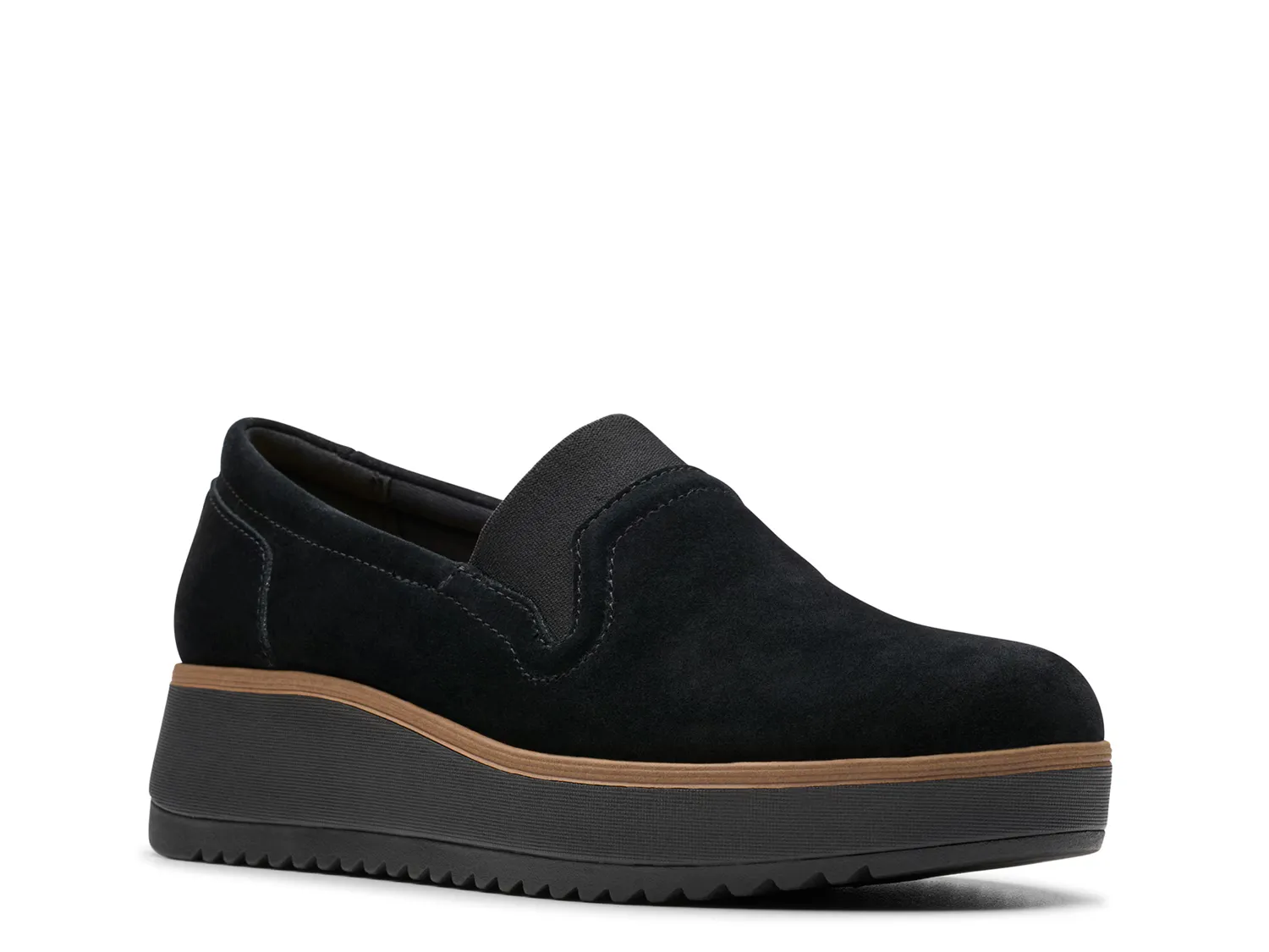 

Слипоны Zylah Sky Wedge Slip-On Clarks, черный