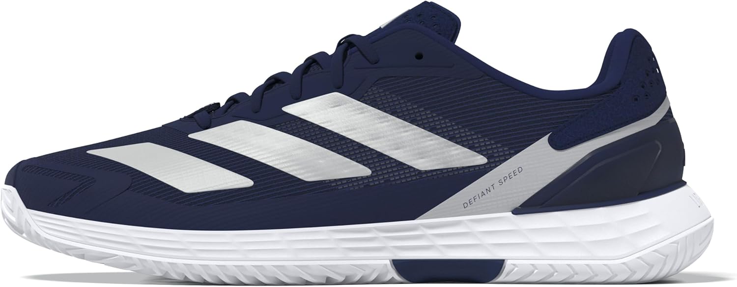 Мужские кроссовки Adidas Defiant Speed 2, белый/синий/темно-синий — фото 2